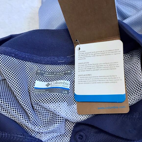 Columbia NWT PFG Short Sleeves Polo Women L - Picture 10 of 11